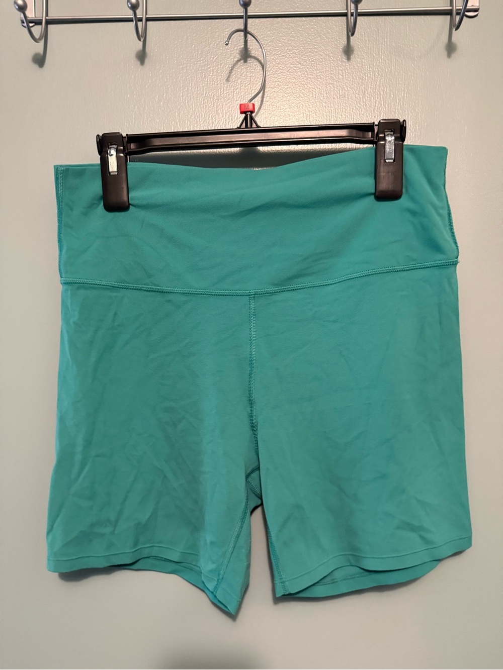 all in motion green High-Rise Bike Shorts